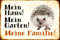 Blechschild 18x12 cm Tiere Igel mein Haus Garten Familie Wand Deko Bar Kneipe Sammler Geschenk
