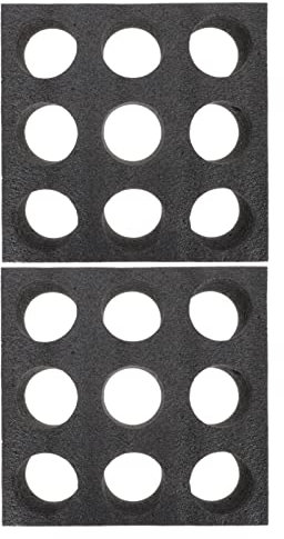 Bandejas Portavasos de Espuma, 2 Piezas Portavasos de Espuma, Bandeja Portadora de Bebidas for Tazas de Café for Llevar for Camping, Caravanas, Autocaravanas, Barcos - Espacio for 9 Tazas