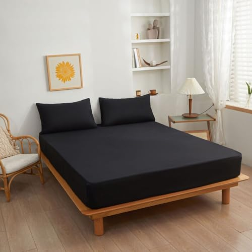 JIN DOUDOU Spannbettlaken 100x200x15cm,Mikrofaser Gesteppte Matratzenauflage Matratzenschoner Unterbett - atmungsaktiv - Bettauflage Matratzenschutz Soft-Topper