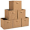 EZOWARE Aufbewahrungskörbe Faltbare Würfel-Aufbewahrungsboxen, 6er-Set, Faltbare Aufbewahrungsbox für Kleinkinder, Kinderzimmer, Zuhause, 26,7x26,7x28cm - (Mushroom)