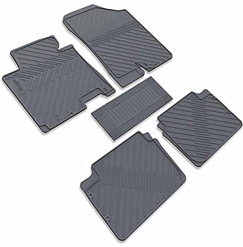 FM-1601 - Gummimatten, Fußmatten Set, Polo IV (9N, 9N3) 2001-2009 Grau