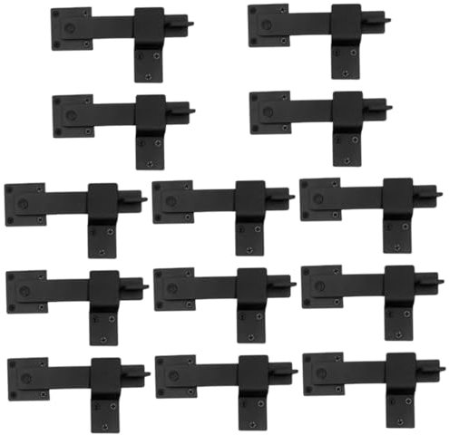 Angoily Lot De 13 Serrures De Porte De Grange Pour Porte Coulissante De Salle De Bain Accessoires De Quincaillerie Complets Inclus