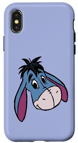 iPhone X/XS Disney Winnie the Pooh Eeyore Happy Big Face Costume Case
