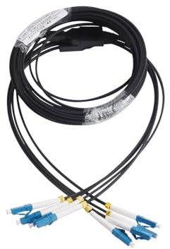 BUTPDYPEP Cavo in Fibra Ottica UPC 4 LC a 4 LC Convertitore Ottico Cavo di prolunga Interno monomodale a 4 Core Cavo Patch 5M/10M/20M/30M/50M(5M)