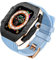 RORFFK Adecuado para Apple Ultra 8 de 49 mm, kit de modificación de fibra de carbono, correa de fluoroelastómero, para iWatch S8/7/6 de 45 y 44 mm Series Watch Strap de repuesto, 49mm, Ágata