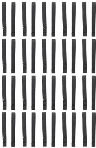 rieder 40 Piezas de Brazalete de Repuesto Ajustable y Transpirable para Monitor de Frecuencia Cardíaca - (Negro)