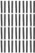 rieder 40 Piezas de Brazalete de Repuesto Ajustable y Transpirable para Monitor de Frecuencia Cardíaca - (Negro)