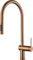 GALYON IMEX Grifo Cocina Fregadero Extraible - BERNA Grifo Cocina con Diseño Sofisticado, Grifo Acero Inoxidable Giratorio de 360° Monomando Grifo Cabezal Extensible Cocina (ORO ROSA CEPILLADO)