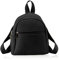 Energather Kleiner Rucksack Damen, Corduroy-Mini-Rucksack Damen Rucksack Klein für Frauen und Mädchen, Tragbarer Rucksacks Klein mit Einstellbarem Schultergurt für Spazieren, Einkaufen (schwarz)
