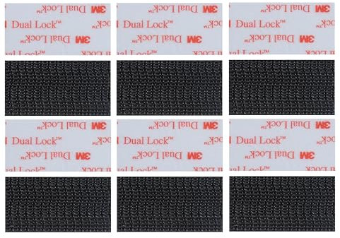 Dual Lock-Klebeband, dünn, extra starke Klebepads, Hochleistungsband, wasserdicht, entfernbar, wiederverschließbare Befestigungselemente, Montageband aus 3 M SJ3550 (25,4 mm x 50mm 12 Piece)