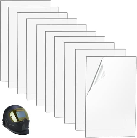 Welding Helmet Lens for ESAB Sentinel A50 Welding Helmet Hood Cover Clear Inside Lenses Replacement 0700000808, 10 Pack