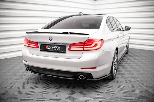 Maxton Design Heckspoiler Lippe für BMW 5er G30 Limousine (2017-2023) Hochglanz schwarz