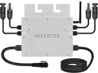 DUOCAI onduleur Solaire Grid tie Micro Inverter Onduleur Solaire 80-280 V CA, 400 W, 700 W, IP65, MPPT, onduleur réseau, 24 V, 36 V vers 110 V, 220 V, Livraison Depuis l'Espagne(700W)