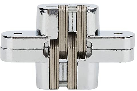 FTVOGUE Zinc Alloy Hinge Concealed Door Hinge Cold Rolled Steel Block with Internal Roller Track for Folding Doors (L)