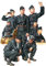 Tamiya 35354 1:35 Figuren-Set Deutsche Panzer Besatzung (4+4), Modellbausatz,Plastikbausatz, Bausatz zum Zusammenbauen, detaillierte Nachbildung