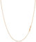 KEZEF Rose Gold Plated Sterling Silver Italian Box Chain Necklace for Women, Girls and Men | Thin and Strong 0.7mm Solid 925 Silver Necklace with Spring Ring Clasp - 18 Inches | 45cm