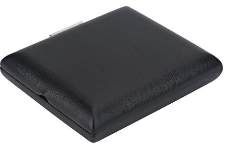 Fagott Reeds Case Holz Fagott Reeds Case schwarz PU Leder Cover schwarz Fagott Reed Container Box Case mit Slots für 3er Reeds von RiToEasysports