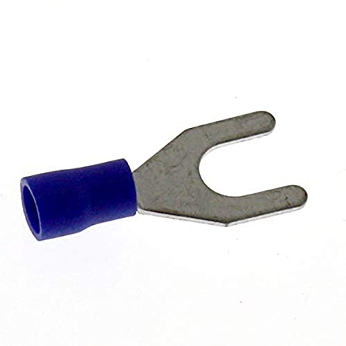 SeKi 14133 blau 1,5-2,5mm 25 x Gabelkabelschuhe M6 teilisoliert DIN Kabelschuh