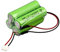 Akkupack für Notleuchten 4820Q 4,8V NiMH Akku AA 1800mAh 20cm Kabel + Stecker für Notlicht Sicherheitsbeleuchtung