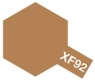 TAMIYA Acrylfarbe, 10 ml, XF-92 Gelbbraun, Modellbausatzfarbe, Humbrol