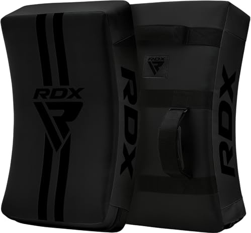 RDX Schlagkissen Kampfsport, Schlagpolster Kickboxen Trittkissen Trittschlagpolster Kick Shield Trainerpratzen Schlagpratze Boxpratzen für Karate, MMA, Muay Thai, Thaiboxen, Taekwondo (1 Stück)