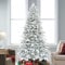 Weihnachtsbaum künstlich beschneit 230cm, Edeltanne Ständer künstlicher Tannenbaum mit Schnee Tanne Weihnachten (beschneit, 230cm)