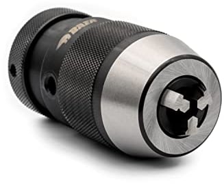 BaerCoil BAER Mandrino con attacco filettato 0,2 – 16 mm – Filettatura: UNF 1/2 x 20 – Mandrino a serraggio rapido di precisione – Martello perforatore – qualità – Testa di foratura