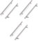 ANSIEDIO 6 Pack Cupboard Handles, Stainless Steel T Bar Kitchen Cabinet Handles Furniture Door Drawer Knobs Pulls (160mm Hole Centers)