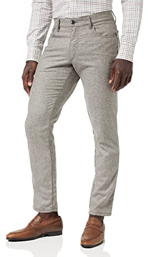 Hackett London Herren Flannel 5 Pkt Pants, Brown (Tan), 32W/32L