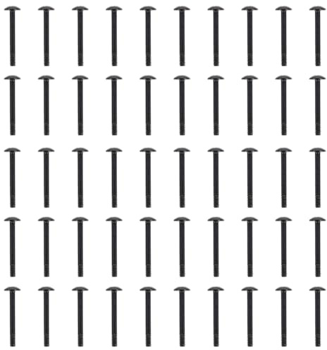 iplusmile Cooler Fan Mount Screws, Computer Cooling Fan Mount Screws Anti Noise Reducing Vibration Case Fan Long Screws for PC Case Fan or CPU Fan (30mm, 50pcs)