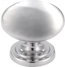 SIRO Möbelknopf Donaueschingen, Landhaus, Klassisch, Vintage, Druckguss chrom glänzend, 32 mm x 28 mm x 32 mm, 1533-33ZN1