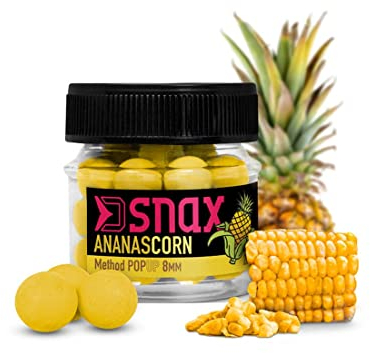 20g 8mm SNAX POP UP KÖDER Pop Up Mini Boilie Mais Ananas