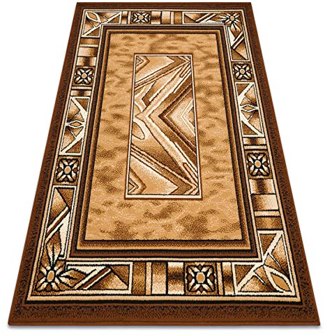 rugsx Teppich BCF Morad Opal Rahmen, klassisch, Teppich für Wohnzimmer, Zimmer, Schlafzimmer - altgold 200x300 cm