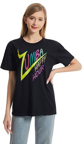 Zumba Kleidung für Frauen: Tanzbodentaugliches T-Shirt perfekt für Fitnessstudio-Leute - Spaß für Frauen, Fitness-Geschenke und Zumba-Geschenke, Pink, Mittel