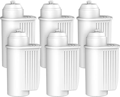 GLACIER FRESH Wasserfilter für Siemens EQ Serie kaffeevollautomat EQ6 EQ9 EQ700,Ersatz für brita intenza wasserfilter TZ70033,Bosch TCZ7003| Wasserhärte einstellen | IAPMO R&T Zertifizierung (6 Stück)