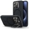 ESR Cloud Soft Case with Stash Stand (HaloLock), Compatible with iPhone 15 Pro, Black