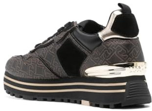 Liu Jo D SNEACKERS Maxi WONDER24 Logo Saffiano, braun, 37 EU