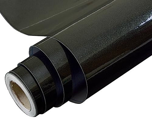 MOCNT Autoadhesiva Película de Muebles 60cm x 5m Vinilo Adhesivo Muebles Impermeable Papel Adhesivo Muebles Cocina Decorativas Pegatinas Pared Armario Papel Pintado Negro