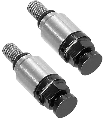 2 valvole di sfiato per forcella a vite per moto, M5 x 0,8, per Honda, Yamaha, Suzuki, Kawasaki, colore nero 1996-2023