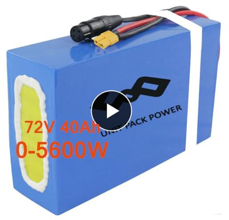 Batteria 72V 40Ah 5000W al litio a lungo raggio da per bici elettrica scooter elettrico - Batteria per kit motore 3000W 2500W 2000W (72V 40Ah)
