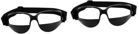 Toddmomy 2st Lacrosse-brille Anti-low-head-brille Trainingshilfe Für Eishockeymannschaften Schwarze Sportbrille Sportschutzbrillen Schnapsgläser Trainingsbrille Basketball Trainingsgeräte