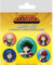 Pyramid My Hero Academia - Badges - Pack 5 Badges Multicolore
