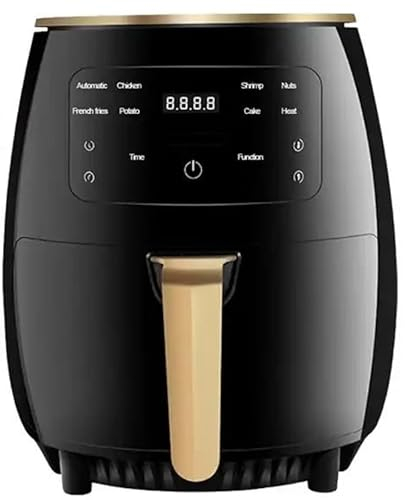 Ksiope Friteuse à Air 4,5L nouvelle génération : 1400W, Écran Tactile, 8 Programmes - Cuisson Sans Huile, Manuel en Français, Ksiope2024