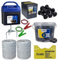 Doblit A9 Electric Fencing Kit | 1000m Fence Kit | A9 Paddock Energiser 0.25J & 130Ah Battery, 200pc Ring Insulator Bucket, 1000m Heavy Duty Poly Wire, Gate Handles and Warning Signs