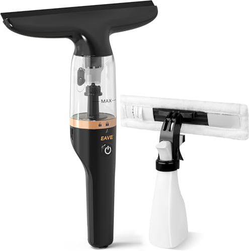 Rechargeable Window Vac, Electric Window Vacuum Squeegee, with 11 in. Squeegee Blade, Cordless Window Vacuum Cleaner Set for Cleaning Windows, Shower Doors, Mirrors, Tiles