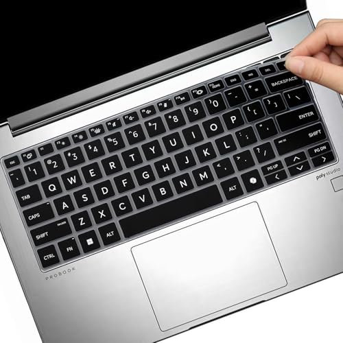 Keyboard Cover for 2025 2024 New HP EliteBook 640 645 G11 14 & HP EliteBook 1040 G11 14 Laptop Accessories Protective Skin, US Layout(Not fit EliteBook 640 645 1040 G8/G9/G10 or Older)-Black