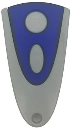 Allotech NVF502MAX Bleu 43-2 Télécommande Portail Et Porte De Garage 2 Canaux 433MHz Compatible avec Nombreux modèles NOVOFERM