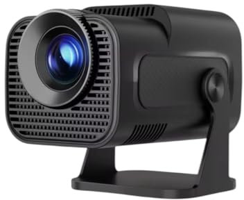 Projector HY320 Mini Newly Native 720P Android 11 4K Projector 300ANSI Wifi6 BT5.0 Cinema Outdoor Portable 180° Rotable Projector