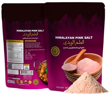 Puro sale rosa dell'Himalaya (extra fine) 1,8 kg, contiene naturalmente fino a 84 tracce di minerali essenziali, qualità premium e 100% naturale