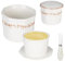 Französische Butterdose Wassergekühlt, 280g Butterglocke Keramik, Butterdosen mit Wasserlinie und Buttermesser, für Frische und Streichfähige Butter